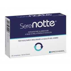 Specchiasol Serenotte Integratore Per Favorire Il Sonno 30 Compresse - Integratori per umore, anti stress e sonno - 982488494...