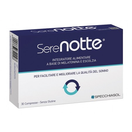 Specchiasol Serenotte Integratore Per Favorire Il Sonno 30 Compresse - Integratori per dormire - 982488494 - Specchiasol - € ...