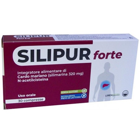 Agips Farmaceutici Silipur Forte 30 Compresse - Integratori drenanti e pancia piatta - 976260101 - Agips Farmaceutici - € 13,53