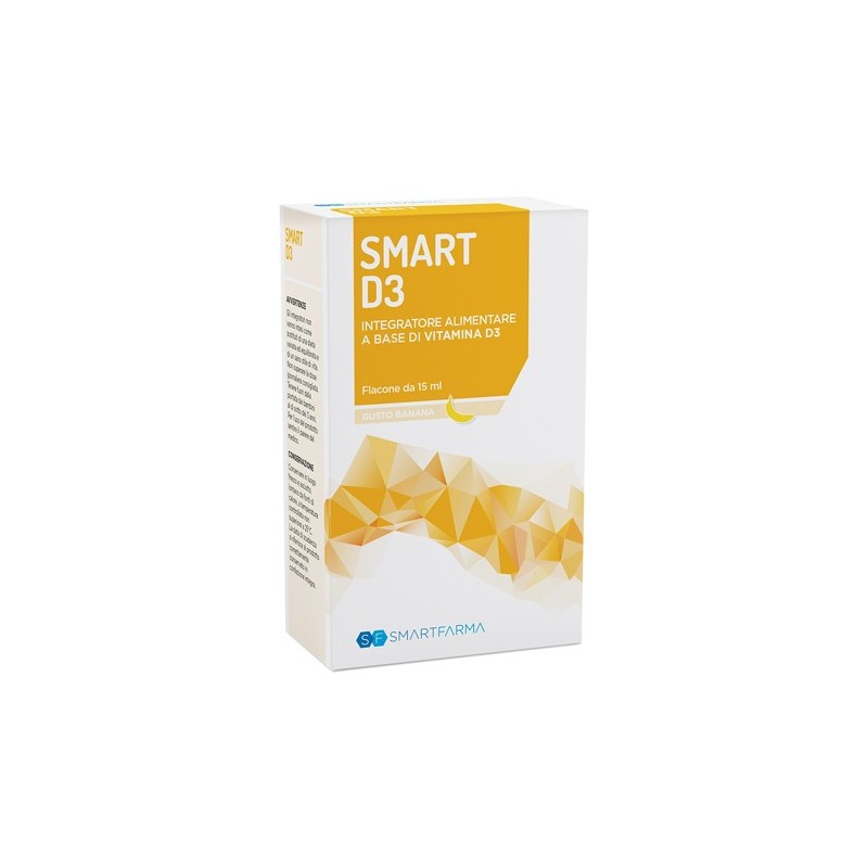 Smartfarma Smart D3 Gocce 15 Ml Gusto Banana - Vitamine e sali minerali - 939007187 - Smartfarma - € 13,26