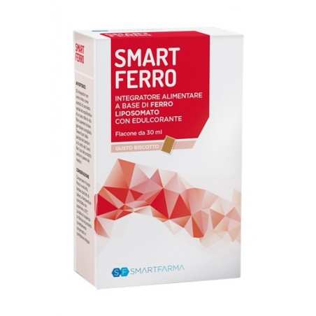 Smartfarma Smart Ferro Siringa Graduata 30 Ml Gusto Biscotto - Vitamine e sali minerali - 939007199 - Smartfarma - € 17,79