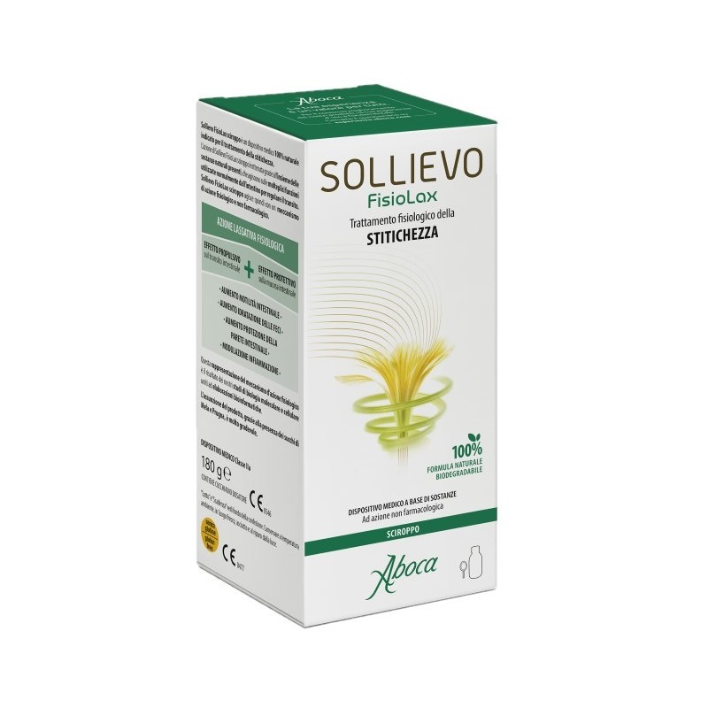 Aboca Sollievo Fisiolax Sciroppo 180 G - Colon irritabile - 982528263 - Aboca - € 12,11