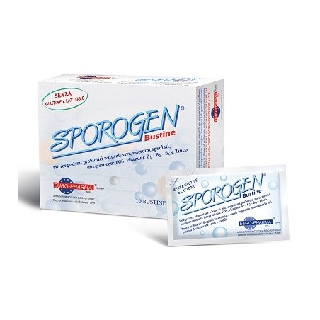 Euro-pharma Sporogen 10 Bustine - Integratori per dimagrire ed accelerare metabolismo - 973256807 - Euro-pharma - € 14,76