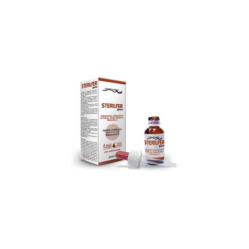 Sterilfarma Sterilfer Gocce 15 Ml - Integratori prenatali e postnatali - 931064291 - Sterilfarma - € 14,48