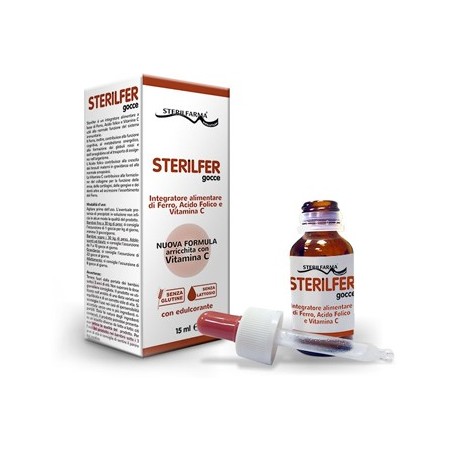 Sterilfarma Sterilfer Gocce 15 Ml - Integratori prenatali e postnatali - 931064291 - Sterilfarma - € 14,48