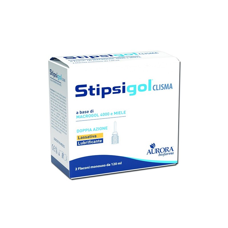 Aurora Biofarma Stipsigol Clisma 2 X 120 Ml - Colon irritabile - 979807462 - Aurora Biofarma - € 10,81