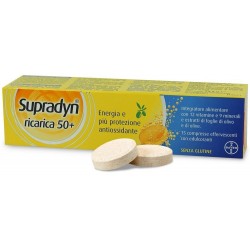 Supradyn Ricarica 50+ 15 Compresse Effervescenti - Vitamine e sali minerali - 935662561 - Supradyn - € 13,88