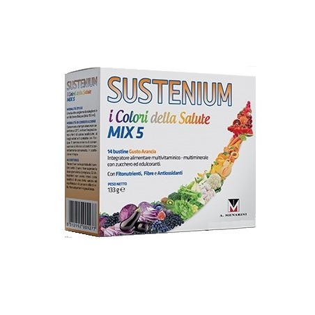 Sustenium I Colori Della Salute Mix 5 Arancia 14 Bustine - Vitamine e sali minerali - 970434799 - Sustenium Plus - € 16,90