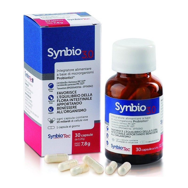 Synbiotec Synbio 3,0 30 Capsule - Fermenti lattici - 979276742 - Synbiotec - € 16,90