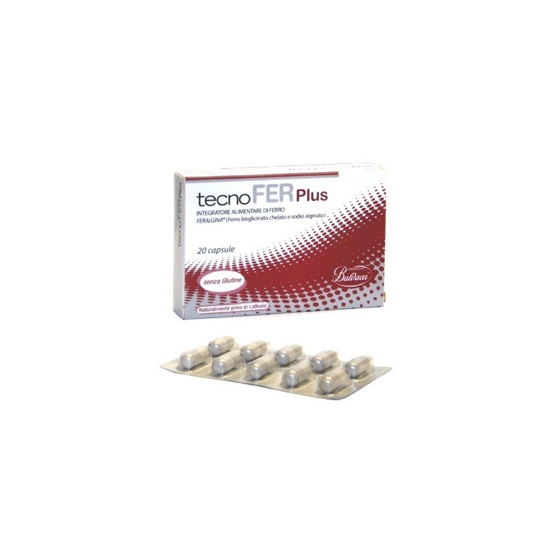 Laboratori Baldacci Tecnofer Plus 20 Capsule - Vitamine e sali minerali - 935626438 - Laboratori Baldacci - € 18,70