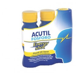 Acutil Fosforo Energy Shot 3 X 60 Ml - Integratori per concentrazione e memoria - 973605239 - Acutil