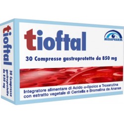 Midapharm Italia Tioftal 30 Compresse Gastroprotette - Integratori per occhi e vista - 941959850 - Midapharm Italia - € 17,78
