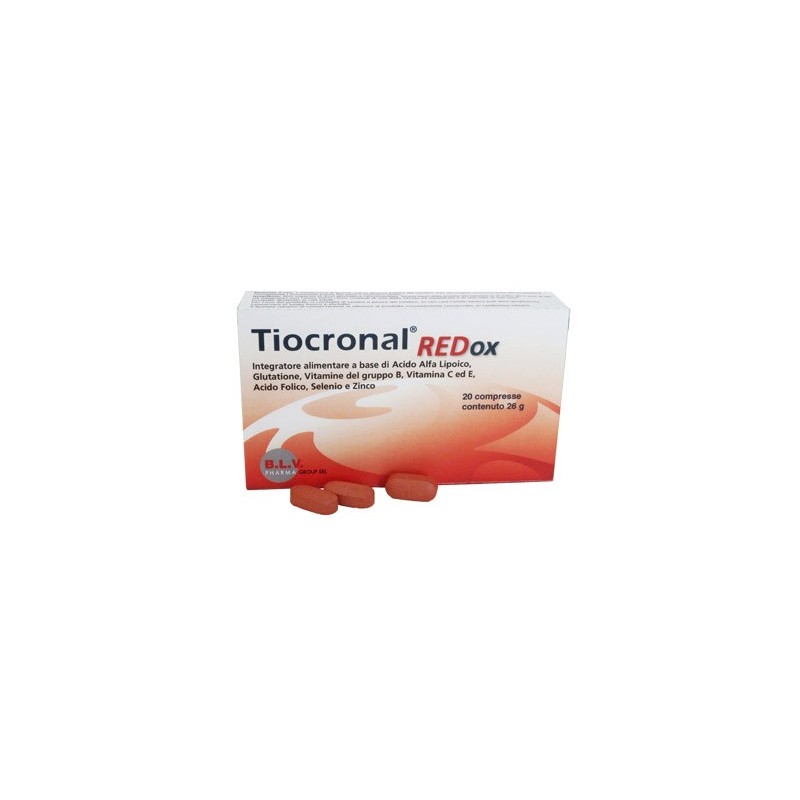 B. L. V. Pharma Group Tiocronal Redox 20 Compresse - Vitamine e sali minerali - 943256659 - B. L. V. Pharma Group - € 25,71