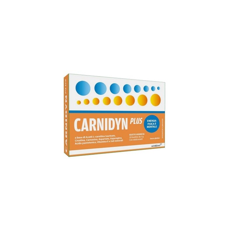 Carnidyn Plus Integratore Di Sali Minerali 20 Bustine Gusto Arancia - Vitamine e sali minerali - 930525771 - Carnidyn - € 17,91