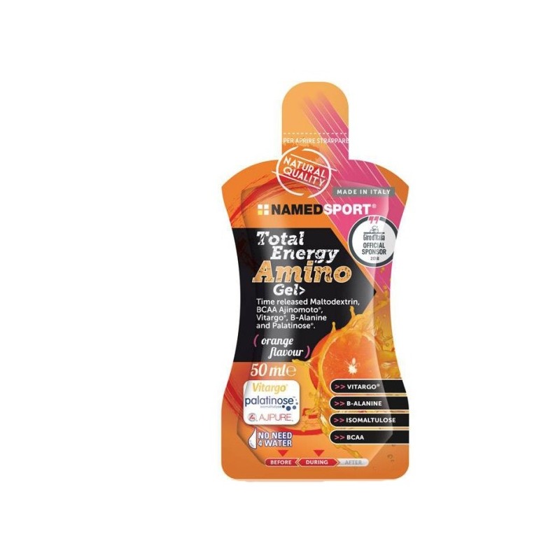 Namedsport Total Energy Amino Gel Orange Flavour 50 Ml - Integratori per sportivi - 970981914 - Namedsport - € 2,11