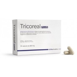 Cetra Pharma Tricoreal Plus 30 Capsule - Integratori per pelle, capelli e unghie - 982772954 - Cetra Pharma - € 26,68