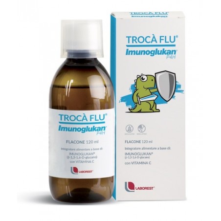Uriach Italy Troca' Flu' Imunoglukan Flacone 120 Ml - Integratori per difese immunitarie - 931106746 - Uriach Italy - € 23,51