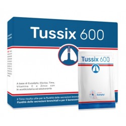 Laboratori Nutriphyt Tussix 600 20 Bustine - Prodotti fitoterapici per raffreddore, tosse e mal di gola - 926080159 - Laborat...