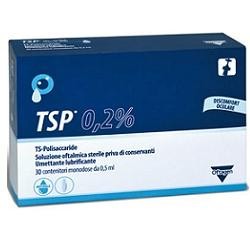 Anseris Farma Tsp 0,2% Soluzione Oftalmica Umettante Lubrificante 30 Flaconcini Monodose 0,5 Ml - Occhi rossi e secchi - 9319...