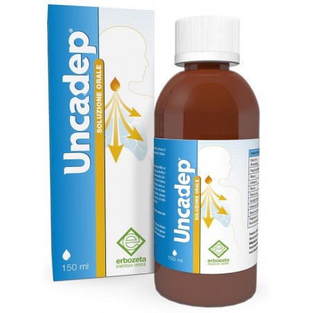 Uncadep Integratore Difese Naturali Secrezioni Bronchiali 150 ml Erbozeta - 1 Uncadep Integratore Difese Naturali Secrezioni Bronchiali 150 ml Erbozeta - 1