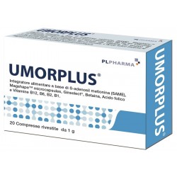 Pl Pharma Umorplus 20 Compresse - Integratori per concentrazione e memoria - 944905153 - Pl Pharma - € 24,56