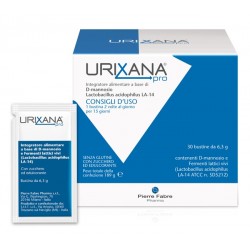 Urixana Pro D-mannosio e Lactobacillus acidophilus 30 Bustine - Integratori per apparato uro-genitale e ginecologico - 982471...