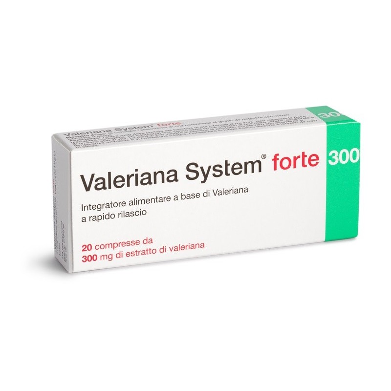 Sanifarma Valeriana System Forte 20 Compresse - Integratori per umore, anti stress e sonno - 930856620 - Sanifarma - € 7,56