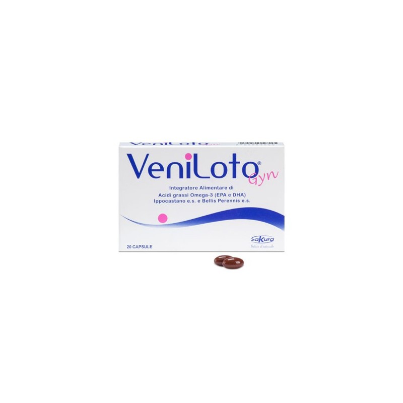 Sakura Italia Veniloto Gyn 20 Capsule - Circolazione e pressione sanguigna - 905083515 - Sakura Italia - € 12,57