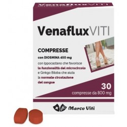 Marco Viti Farmaceutici Venaflux Viti 30 Compresse - Circolazione e pressione sanguigna - 941166757 - Marco Viti - € 7,42