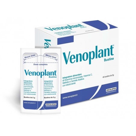 Aesculapius Farmaceutici Venoplant 40 Bustine - Circolazione e pressione sanguigna - 982013726 - Aesculapius Farmaceutici - €...