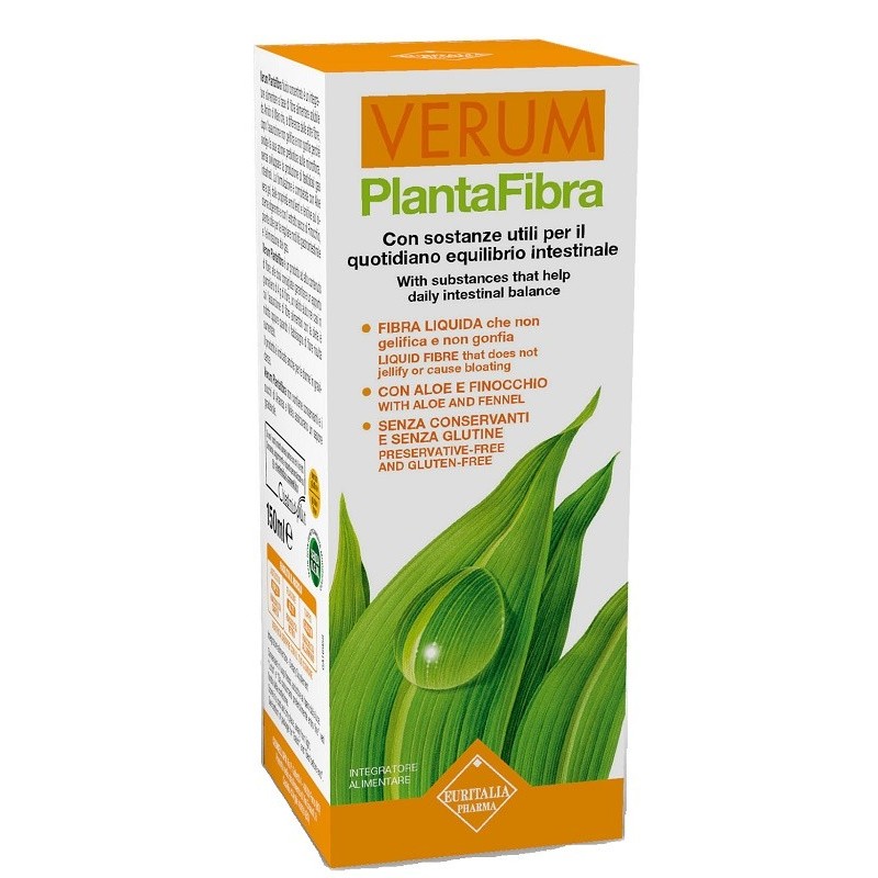Euritalia Pharma Verum Plantafibra Azione Prebiotica 200 G - Integratori per regolarità intestinale e stitichezza - 982138669...