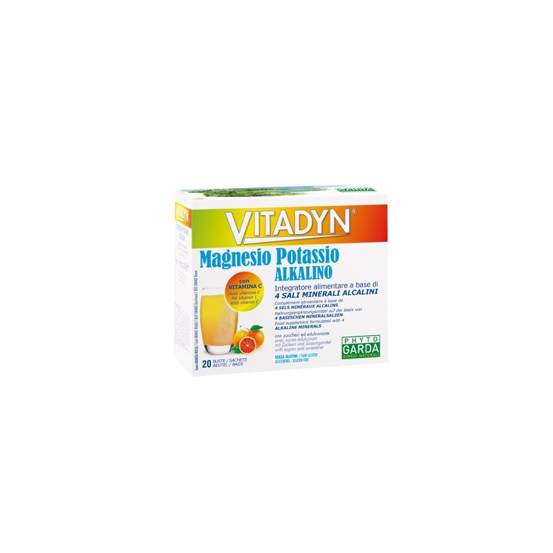 Phyto Garda Vitadyn Magnesio Potassio Alkalino 20 Bustine - Vitamine e sali minerali - 902788607 - Phyto Garda - € 16,00