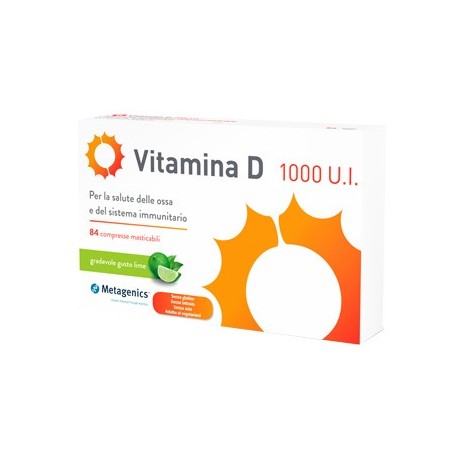 Metagenics Vitamina D 1000 UI 84 Compresse - Vitamine e sali minerali - 925018436 - Metagenics - € 13,38