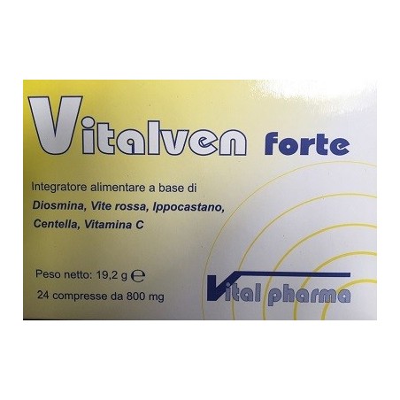 Vital Pharma Vitalven Forte 24 Compresse Blister 19,20 G - Circolazione e pressione sanguigna - 932697384 - Vital Pharma - € ...