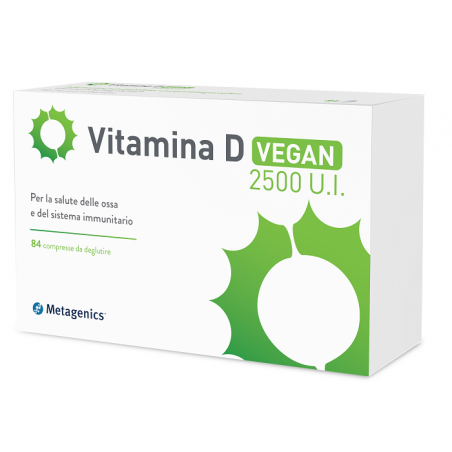 Metagenics Vitamina D 2500 U.I. Vegan 84 Compresse - Integratori per difese immunitarie - 983031980 - Metagenics - € 17,91