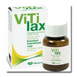 Marco Viti Farmaceutici Vitilax 100 Compresse Rivestite - Integratori per regolarità intestinale e stitichezza - 931838926 - ...