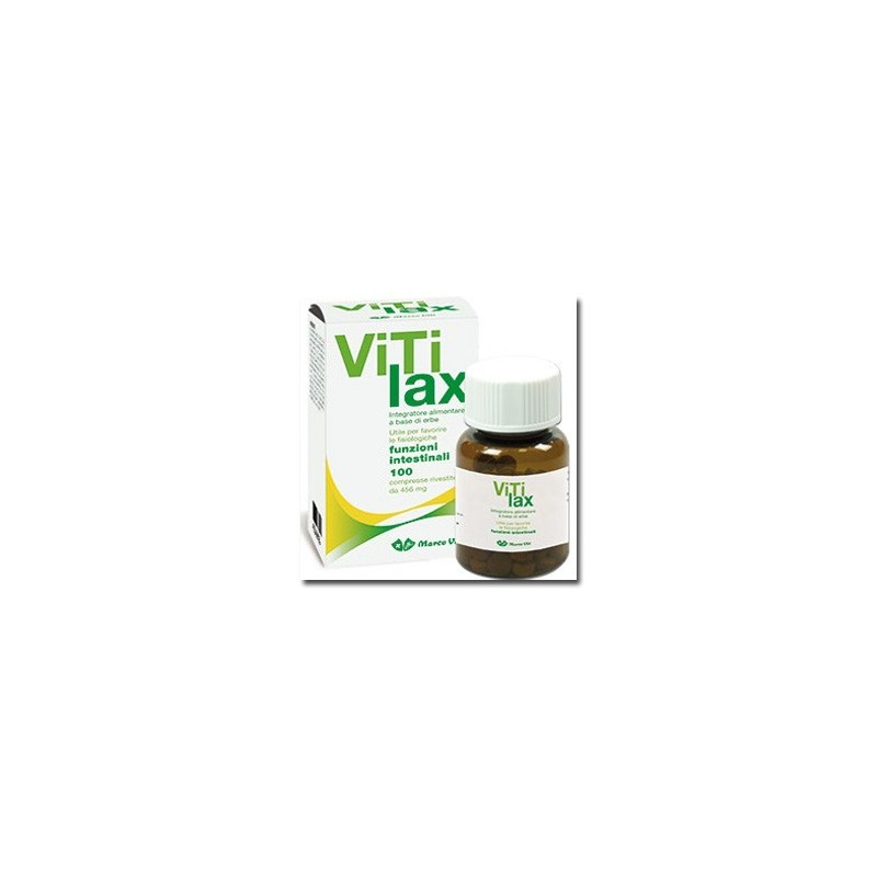 Marco Viti Farmaceutici Vitilax 100 Compresse Rivestite - Integratori per regolarità intestinale e stitichezza - 931838926 - ...