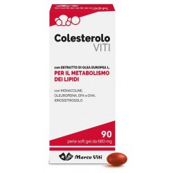 Marco Viti Farmaceutici Viti Colesterolo 90 Perle - Integratori per il cuore e colesterolo - 944779242 - Marco Viti Farmaceut...
