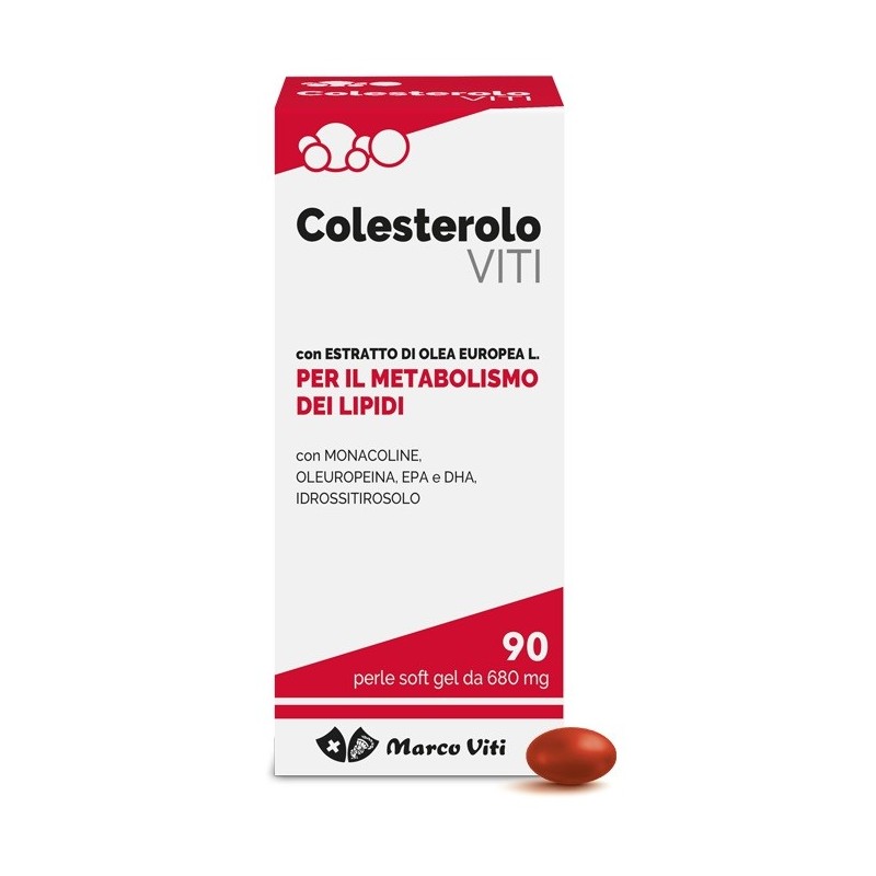 Marco Viti Farmaceutici Viti Colesterolo 90 Perle - Integratori per il cuore e colesterolo - 944779242 - Marco Viti - € 9,92