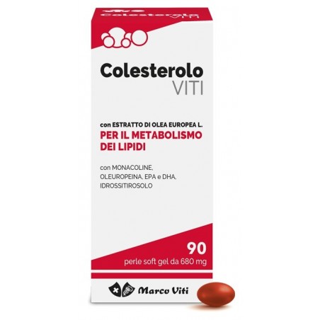 Marco Viti Farmaceutici Viti Colesterolo 90 Perle - Integratori per il cuore e colesterolo - 944779242 - Marco Viti - € 9,94