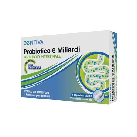 Zentiva Italia Zentiva Probiotico 6 Miliardi 24 Capsule Vegetali Zentiva Italia - 1 Zentiva Italia Zentiva Probiotico 6 Miliardi 24 Capsule Vegetali Zentiva Italia - 1