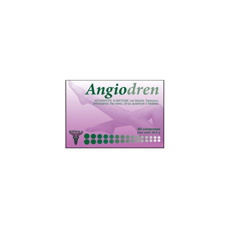 Sifra Angiodren 30 Compresse - Integratori drenanti e pancia piatta - 923528448 - Sifra - € 23,47