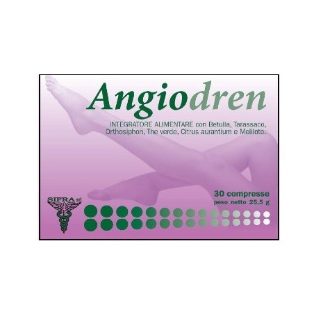 Sifra Angiodren 30 Compresse - Integratori drenanti e pancia piatta - 923528448 - Sifra - € 23,52