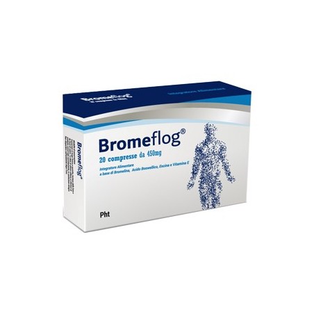 Pharmamathent Bromeflog 20 Compresse - Integratori per dolori e infiammazioni - 974641134 - Pharmamathent - € 14,82