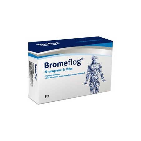 Pharmamathent Bromeflog 20 Compresse - Integratori per dolori e infiammazioni - 974641134 - Pharmamathent - € 14,92