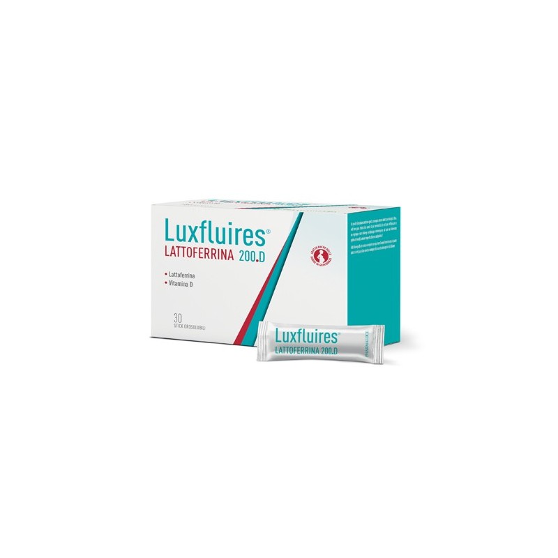 Pharmaluce Luxfluires Lattoferrina 200d 30 Stick - Integratori di lattoferrina - 944785714 - Pharmaluce - € 28,78