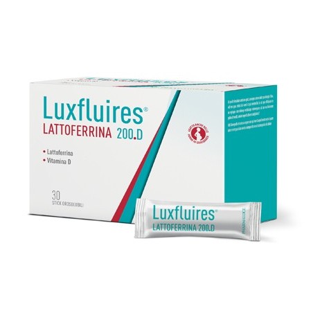 Pharmaluce Luxfluires Lattoferrina 200d 30 Stick - Integratori di lattoferrina - 944785714 - Pharmaluce - € 28,78