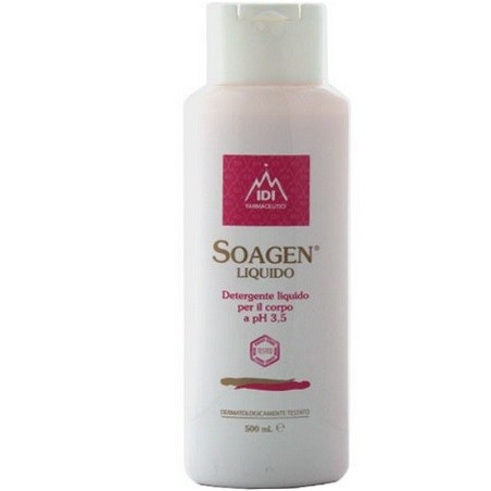 Idi Farmaceutici Soagen Liquido 500 Ml - Bagnoschiuma e detergenti per il corpo - 939158592 - Idi Farmaceutici - € 18,40