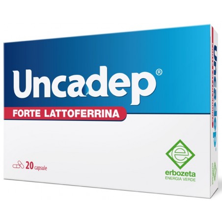 Erbozeta Uncadep Forte Lattoferrina 20 Capsule Erbozeta - 1 Erbozeta Uncadep Forte Lattoferrina 20 Capsule Erbozeta - 1