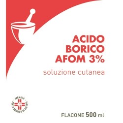 Aeffe Farmaceutici Acido Borico Afom 3% Soluzione Cutanea - Disinfettanti oculari - 029964057 - Aeffe Farmaceutici